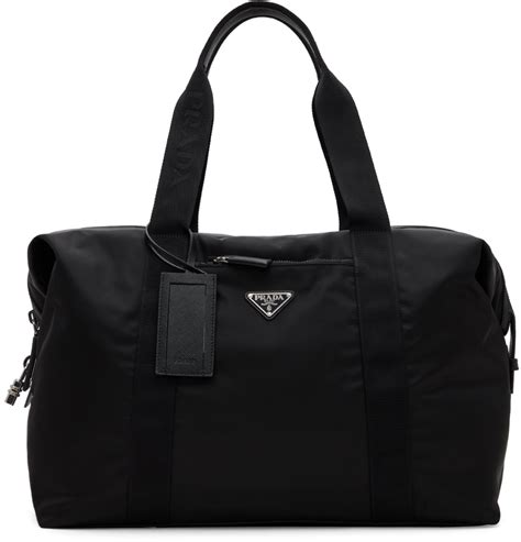 prada duffle handbag nylon black|prada re nylon duffle bags.